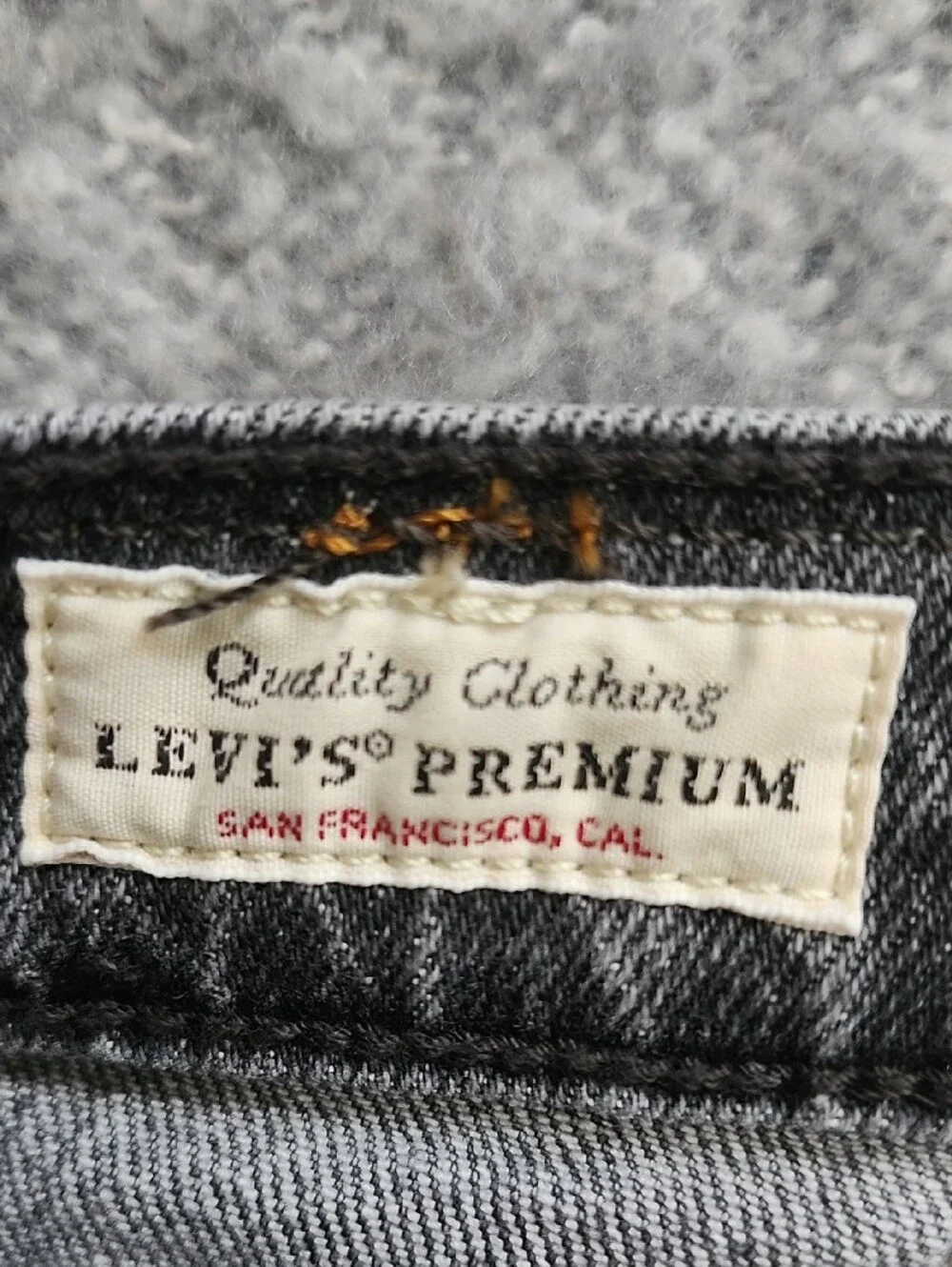 Levi's 501 Faded Black Jeans 29x30 Straight Leg Unisex Grunge